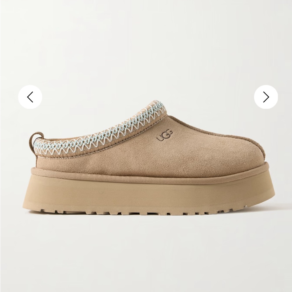 UGG Tan Slip-On Platform